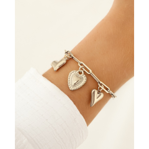 Bedelarmband hartjes trend