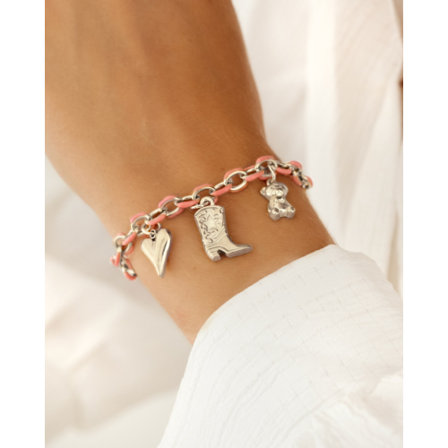 Bedelarmband cowboy laars 