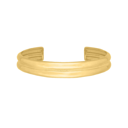 Dubbele bangle goud