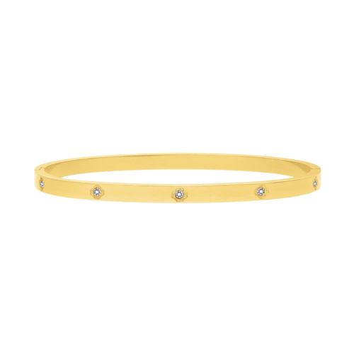 Bangle met steentjes goud