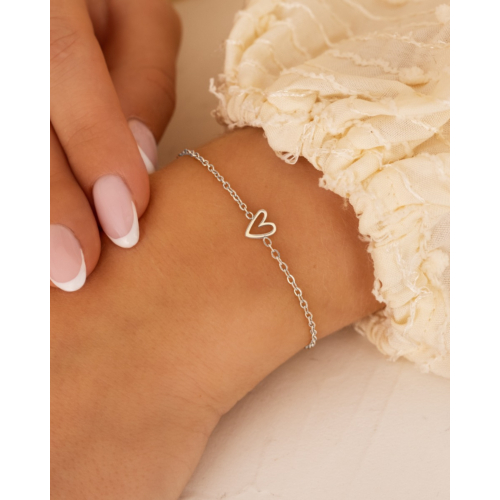 Armband one love heart