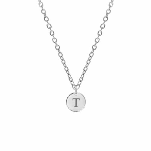 Initial Ketting Zilver