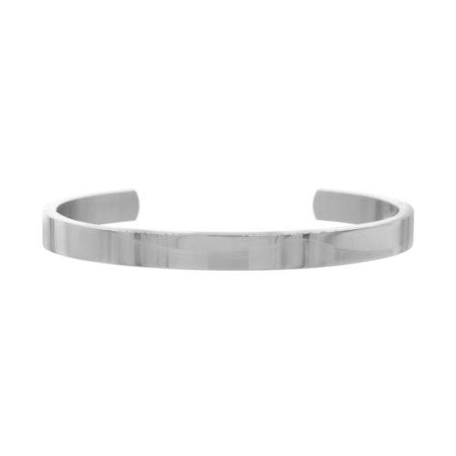 Zilveren open bangle