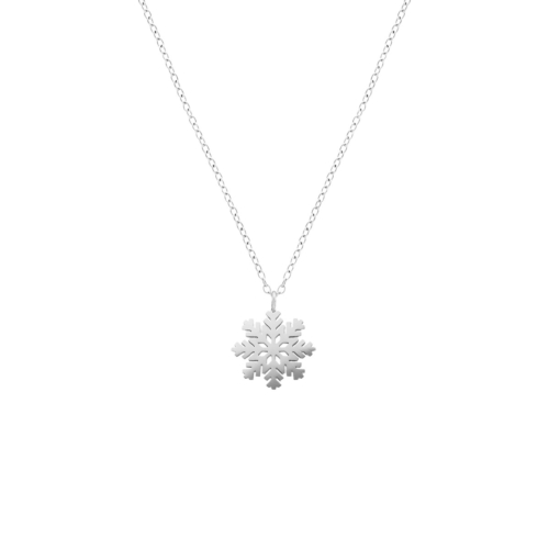 Snowflake ketting zilver