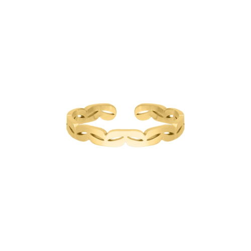 Gouden ring minimalistisch