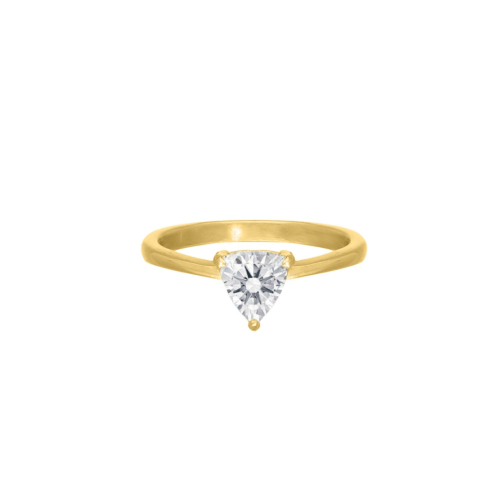 Golddigger ring triangle gold plated