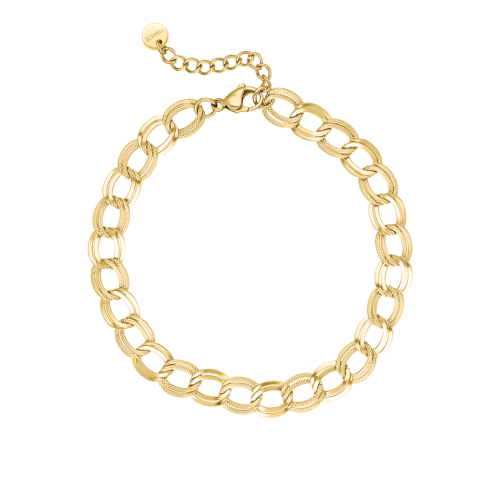 Twin chain bracelet goldplated