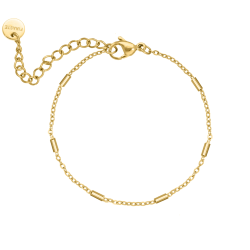 Gouden armband met schakels 