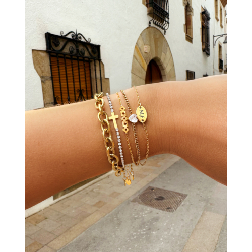 Iconic bracelet goldplated