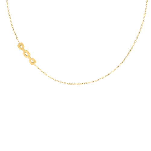 Ketting bold chain charm goudkleurig 