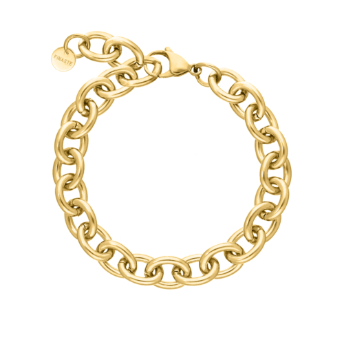 Big chain link bracelet goldplated