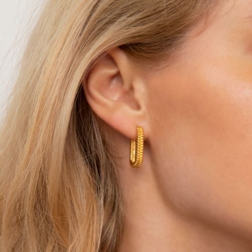 Musthave oorringetjes ovaal goldplated