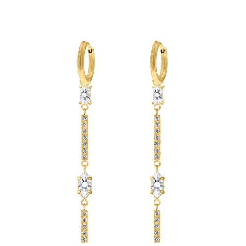 Exclusive glam earrings goldplated