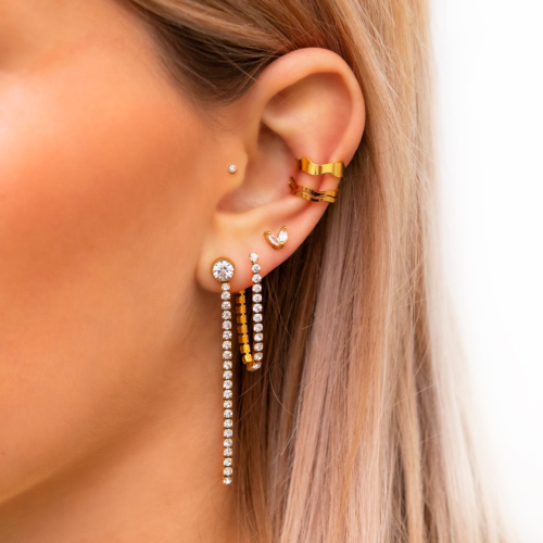 Ear cuff boho goud kleurig