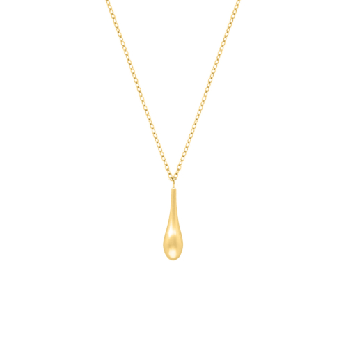 Teardrop necklace goldplated