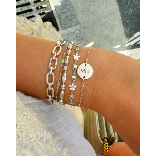 Armband Met Bolletjes groen