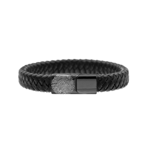 Mannen armband met vingerafdruk