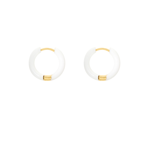 Hot summer earrings white