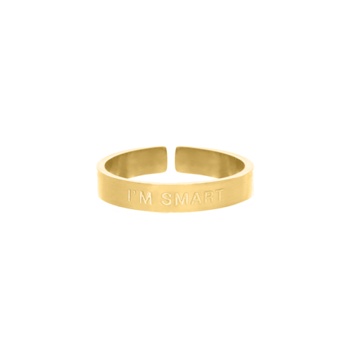 I'm smart ring goldplated