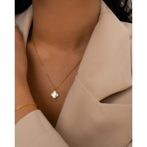 Luxury Clover ketting kleur goud