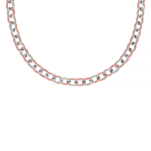 Pink chain necklace