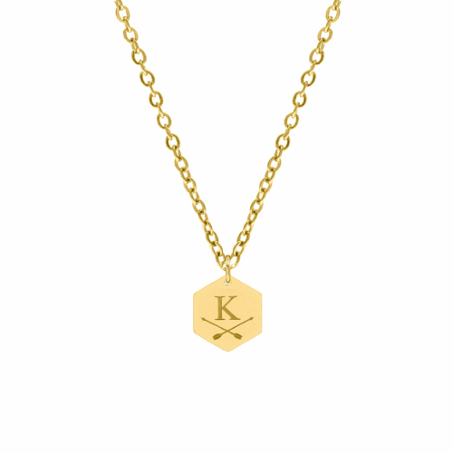 Letter ketting Goud