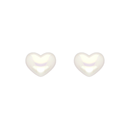 Lovely heart studs goldplated