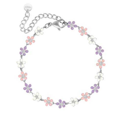 Flower anklet multicolor