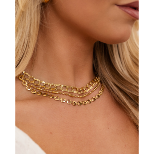 Trendsetter necklace goldplated