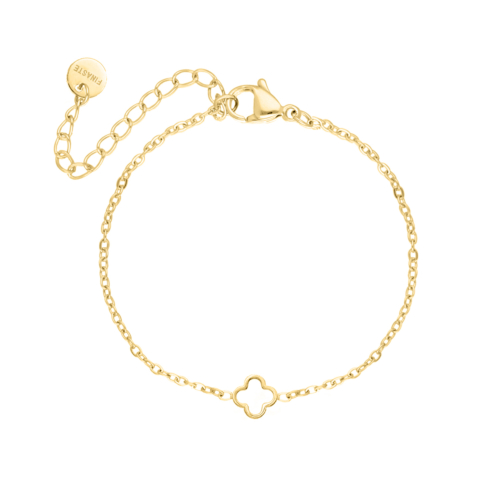 Armband mini clover goudkleurig