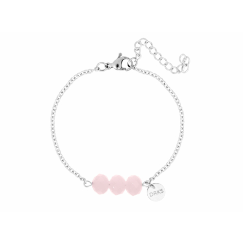 Charming armband roze