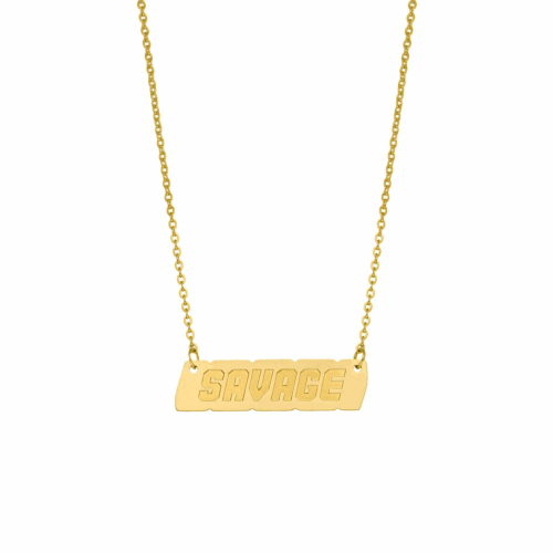 Savage ketting kleur goud