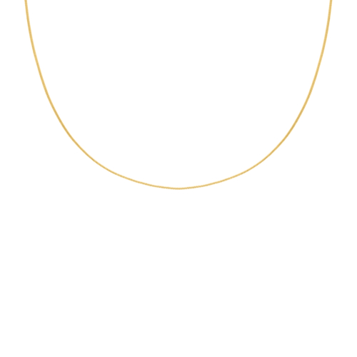 Subtiele snake chain ketting goldplated