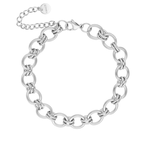 Statement anklet round chains