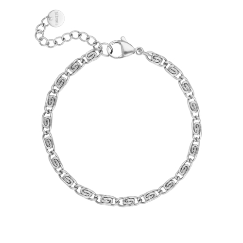 Swirl chain armband