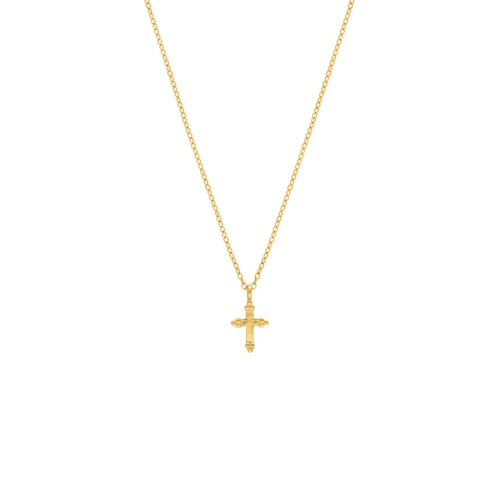 Gouden ketting met kruisje