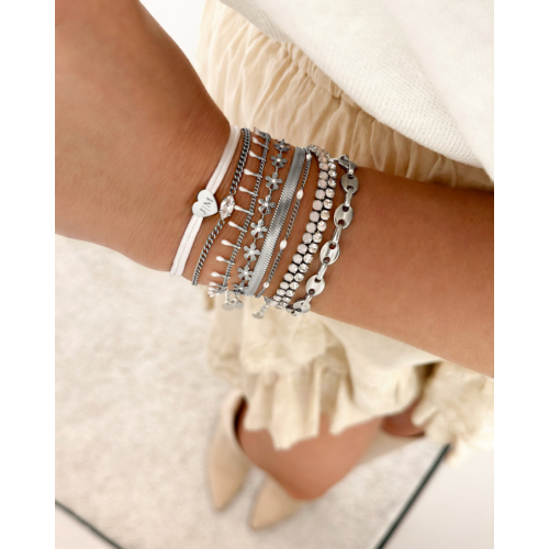 Armband met chunky chains