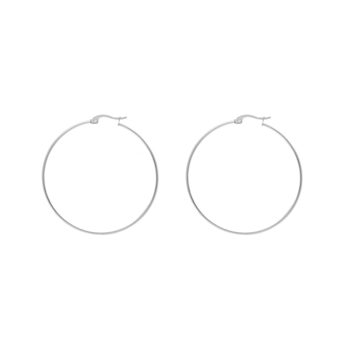 Big hoop earrings