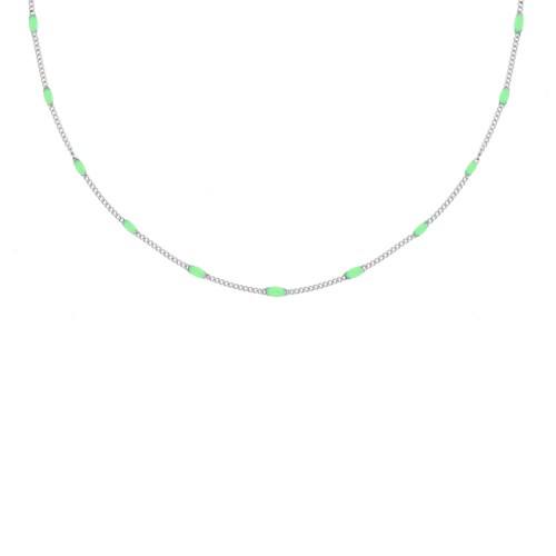 Ketting Met Bolletjes groen