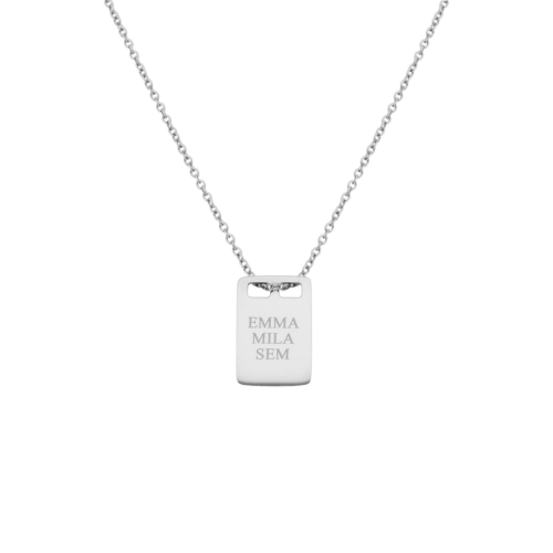 Ketting met namen graveren