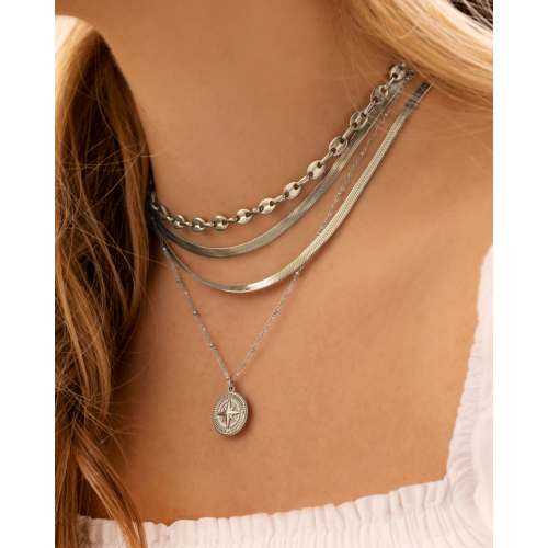 Platte Choker ketting 