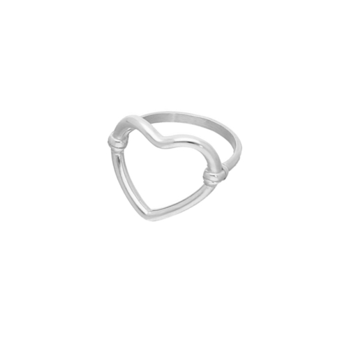 Open heart ring