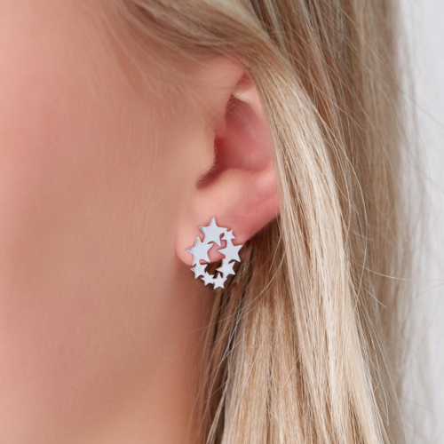 Statement stud oorbellen sterren 