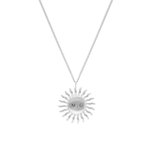 Zon ketting initials