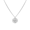 Coin necklace 2 initials