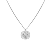 Coin necklace 3 initials