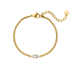 Armband sparkle marquise goldplated