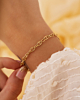 Gouden chain armband