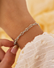 Zilveren chain armband