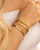 Gouden armbanden mix